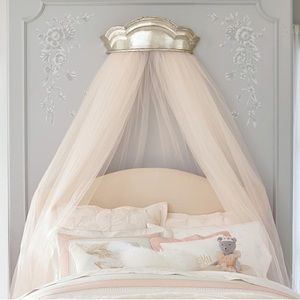 Pottery Barn Monique Lhuillier Metallic Cornice Canopy